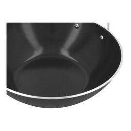 12-inch, Aluminum, Wok With Ceramic Coating, Matte Black