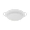 Ceramique,  ceramic Special shape bakeware, white, small 2