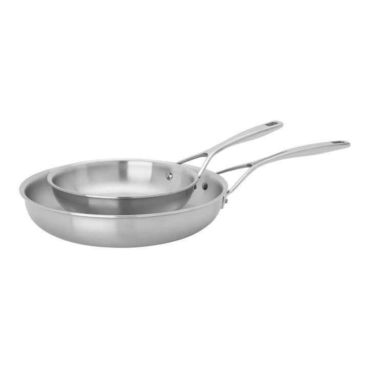 Essential 5, 2-pc, 18/10 Stainless Steel, Frying Pan Set, large 1