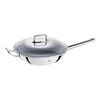 Plus, Wok 32 cm, SST 18/10, Prata, small 1