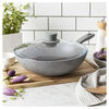 Parma Plus, 28 cm / 11 inch aluminum Wok with lid, small 5