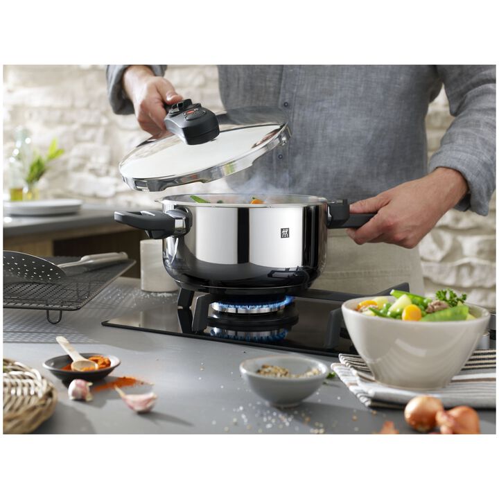 EcoQuick II, 22 cm / 6 l Pressure cooker, large 3