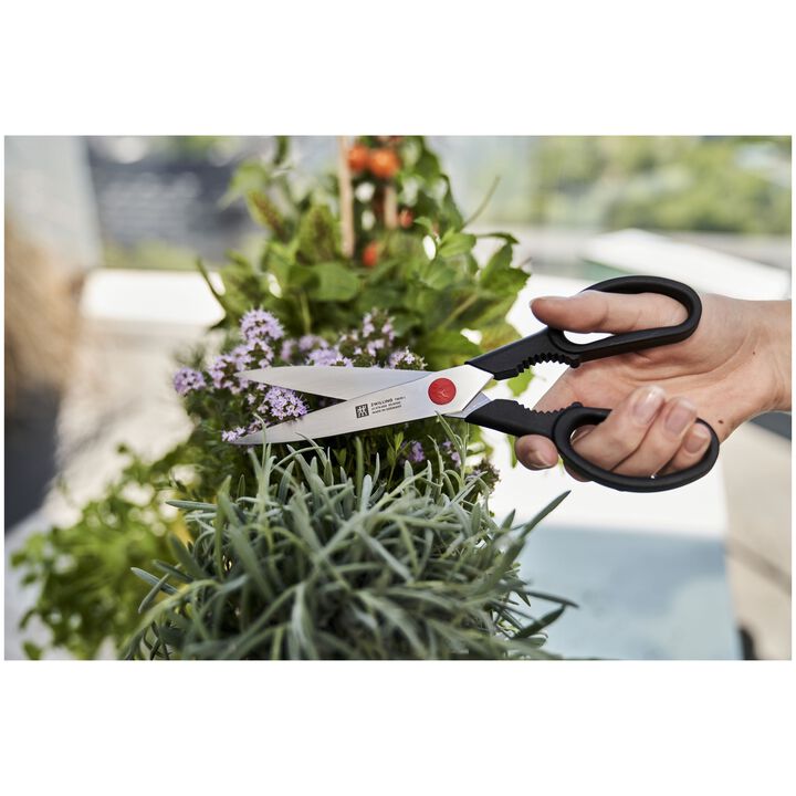 TWIN L, Stainless steel Multi-purpose shears black, large 2
