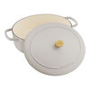 Bellamonte, Cocotte ovale - 33 cm, avorio, small 4