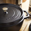 La Cocotte, Cocotte bas 28 cm / 5,7 l, Rond, Noir, small 5