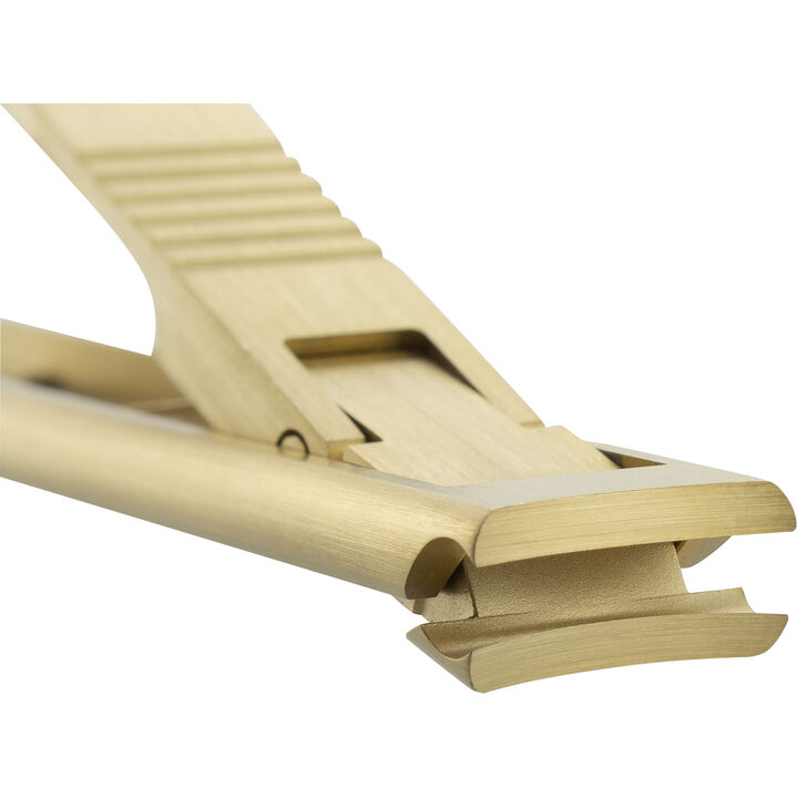 PREMIUM, Compact Nail Clippers - Matt Gold, large 2