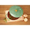Bellamonte, Cocotte 31 cm, Ovale, Vert, Fonte, small 7