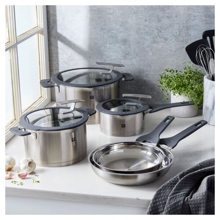 Simplify, 8-pc, Stainless Steel, Pots And Pans Set, large 2