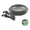 Torre, Set padelle e manici, 4-pz., alluminio, Rivestimento antiaderente senza PFAS, small 1