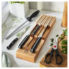 Pro, 7-pc, Block Set with Beechwood In-Drawer Knife Tray, Natural, small 2