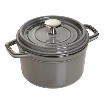 D&ouml;k&uuml;m Tencere | Grafit Gri | 14 cm | 800 ml | yuvarlak,,large 1