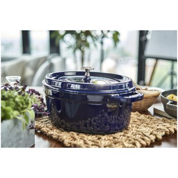 D&ouml;k&uuml;m Tencere | Koyu Mavi | 29 cm | 4,25 l | oval,,large 8