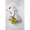 Fresh & Save BOWLS, Vacuum bowl set S/M/L / 13 Piece, glass, transparent-white, small 2