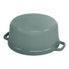 La Cocotte, 5.25 l cast iron round Cocotte, eucalyptus - Visual Imperfections, small 3
