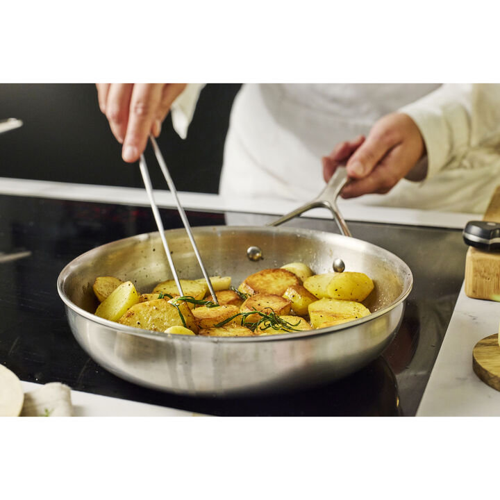 Essential 5, 12.5-inch, 18/10 Stainless Steel, Frying Pan, large 3