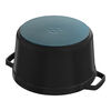 Cast Iron, 5 qt, Round, Dutch Oven Deep, Matte Black - Factory Second, small 4