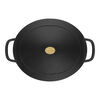 Bellamonte, Cocotte 37 cm, oval, Schwarz, Gusseisen, small 6