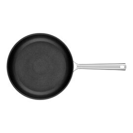 Poêle 24 cm, Acier inoxydable, Noir argenté