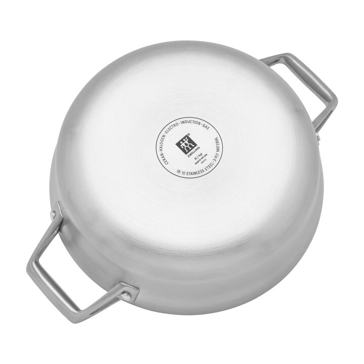 Motion Stainless Steel, 4 qt, Stainless Steel, Chef's Pan, large 4
