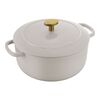 Bellamonte, Cocotte rotonda - 20 cm, avorio, small 1