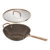 Milano, 30 cm Aluminium Wok with glass lid, small 5