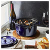 Cast Iron, 5 qt, Round, Tall Dutch Oven, Dark Blue, small 7