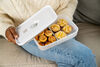 Fresh & Save, Lunch box sottovuoto L piatto, plastica, semi trasparente-grigio, small 7