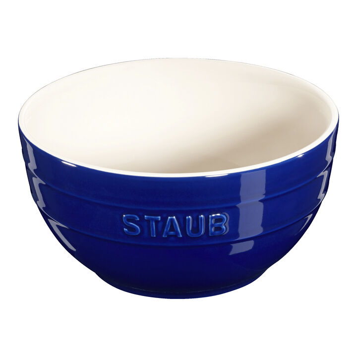 Ceramique, 17 cm ceramic round Bowl, dark-blue, large 1