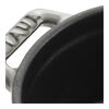 Cast Iron, 0.25 qt, Mini Round Dutch Oven, Graphite Grey, small 6