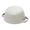 La Cocotte, Cocotte twister 20 cm, Rond(e), Truffe blanche, Fonte, small 4