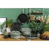 Cast Iron, 3.5 qt, Braiser With Glass Lid, Eucalyptus, small 6
