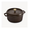 La Cocotte, 3.7 l cast iron round Cocotte, chocolate, small 2