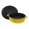 Cast Iron, 6.25 qt, Wide Oval Dutch Oven, Citron, small 6