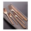 Minimale (matted), 24 Piece Flatware Set rose gold PVD coated, small 2