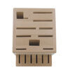 Storage, Birch, TWIN Birchwood Knife Block Empty, small 3