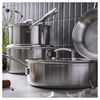 Industry 5, 7-pc, 18/10 Stainless Steel, Pots And Pans Set, small 7