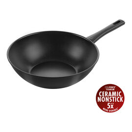 Wok, 30 cm, Aluminium, Titanverst&auml;rkte keramische Antihaftbeschichtung