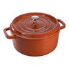 Cast Iron, 7 qt, Round, Cocotte, Burnt Orange - Factory Second, small 1