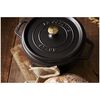 Cast Iron, 4 qt, Round, Dutch Oven, Matte Black - Factory Second, small 8