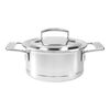 Silver 7, Casserole avec couvercle &agrave; double parois 16 cm / 1,5 l, small 1