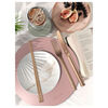 Minimale (matted), 24 Piece Flatware Set rose gold PVD coated, small 8
