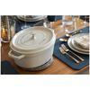 Cast Iron, 8.5 qt, Oval, Dutch Oven, White Truffle - Factory Second, small 5