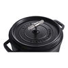 La Cocotte, Cocotte Buster+Punch 24 cm, rund, Schwarz, Gusseisen, small 3