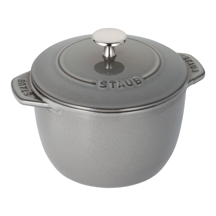 Cast Iron, 1.5 qt, Petite French Oven, Graphite Grey, large 1