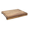 BBQ+, 17-inch x 14-inch Cutting Board With Tray, Acacia , small 8