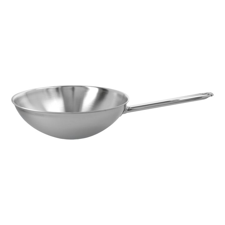 Apollo 7, Wok flacher Boden 26 cm, 18/10 Edelstahl, large 1