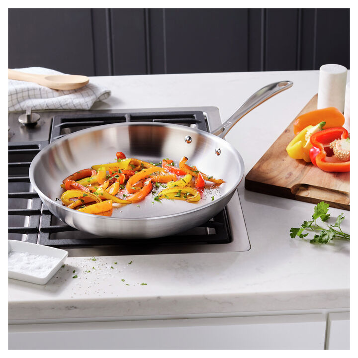 Spirit 3-Ply, 3 Ply, 12-inch, 18/10 Stainless Steel, Frying Pan, large 2