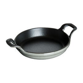 4.5-inch, Round, Mini Gratin Baking Dish, Graphite Grey