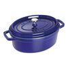 La Cocotte, Cocotte 33 cm, oval, Dunkelblau, Gusseisen, small 2
