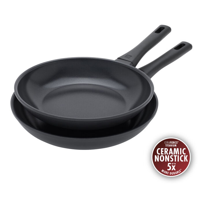 Madura Plus, 2-pc, Non-stick, Frying Pan Set Titanium-reinforced Ceramic Non-stick Coating, large 1